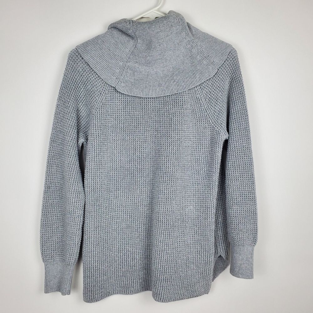MICHAEL MICHAEL KORS Waffle Knit Sweater Cowl Turtleneck Pullover Oversized Fit - Picture 6 of 6